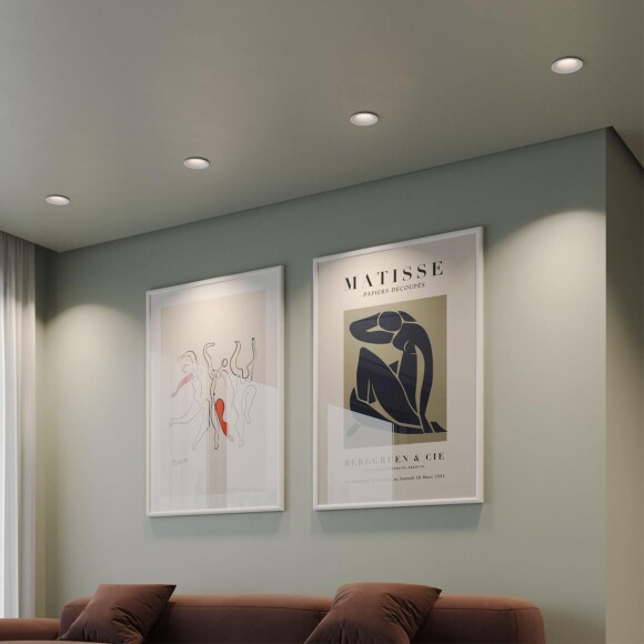 359886 WIR NT26 000 белый Светильник встраиваемый с переключателем цв. температуры IP20 LED 10W 100-265V 3000К/4000К/6000К ECLAT