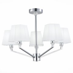 SLE107602-05 Светильник потолочный Хром/Белый E14 5*40W GRINDA SLE107602-05 Светильник потолочный Хром/Белый E14 5*40W GRINDA