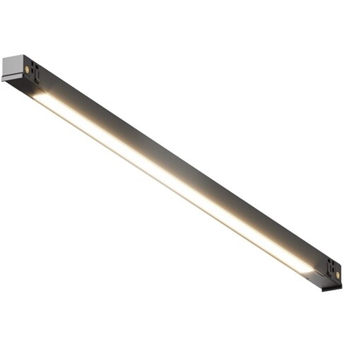 Maytoni EXILITY X TR240-2-6W4K-B Трековый линейный светодиодный черный магнитный светильник длиной 33см, с DIP переключателем группы включения на корпусе, LED 6Вт 4000K 300Лм CRI90 120° IP20 48В
