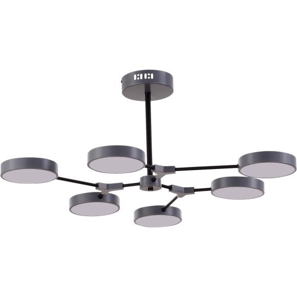 SLE6003-702-06 Светильник потолочный Серый, Черный/Серый LED 6*10W MONTA