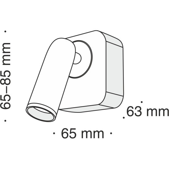 Бра для чтения светодиодное с выключателем Mirax C039WL-L3W3K