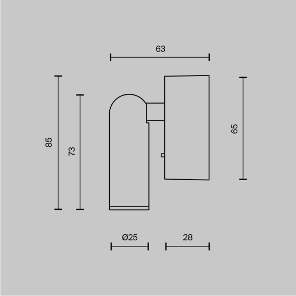 Бра для чтения светодиодное с выключателем Mirax C039WL-L3W3K