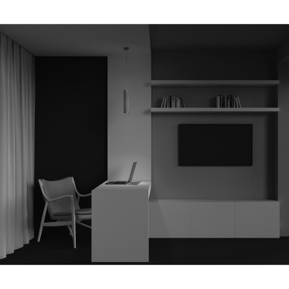 Подвесной светильник цилиндр Maytoni P038PL-01G Focus Design под лампу 1xGU10 50W