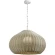 Favourite Wicker 4886-1P Уличный подвесной влагозащищенный светильник из светлого ротанга, диаметр 60см, под сменную лампу Е27, IP44, 220В, габаритные размеры в мм H1880xD600xHm360