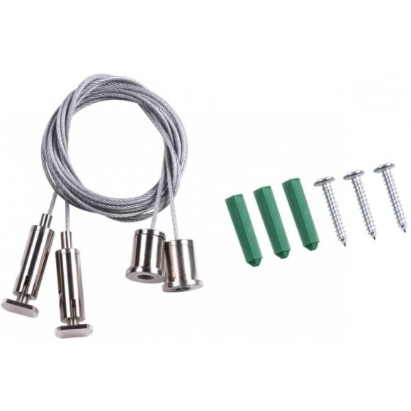 Подвесной комплект с 3м тросом для шин серии Novotech Kit 135116 Подвесной комплект с 3м тросом для шин серии Novotech Kit 135116