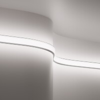 Maytoni ALM-1806-S-2M 631016 Гибкий накладной алюминиевый 2м профиль, размер 18x6мм, лента шириной до 12мм, световая линия 13мм