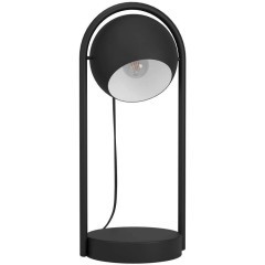 900314 Настольная лампа MURNIA, 1X40W, E14, L190, B165, H430, основание: Ø165, сталь, черный, белый