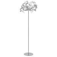 90165 EGLO JEREZ Торшер напольный с 9 лампами G4, 90Вт, с выключателем, хромированный