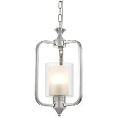 Подвесная люстра Lumina Deco Atlanta LDP 1222-1 CHR+WT Подвесная люстра Lumina Deco Atlanta LDP 1222-1 CHR+WT