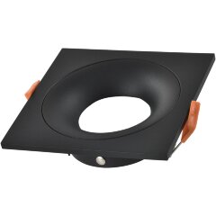 ST259.408.01 Св-к встр. Черный GU10 1*50W IP44 L100xW100xH40 -V Без ламп Встраиваемые светильники