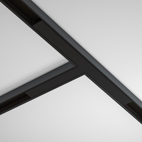 Т-образный коннектор для накладного шинопровода Maytoni Basity TRA172CT-11B Т-образный коннектор для накладного шинопровода Maytoni Basity TRA172CT-11B