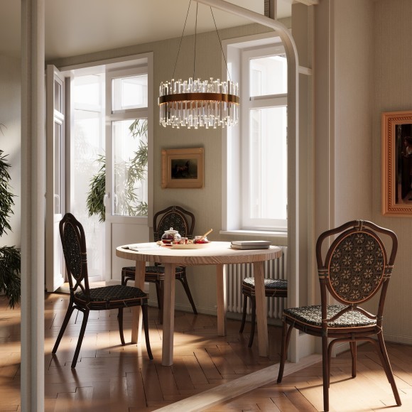 Люстра подвесная Freya FR10008PL-L46G Chalice светодиодная LED 46W