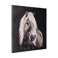 423195 LONGOZA Картина на холсте полиэстер на деревянном подрамнике черный коричневый белый