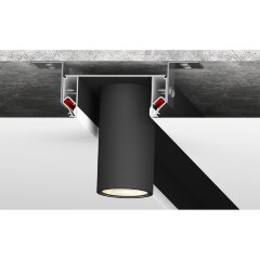 Профиль-ниша 2м черная для гарпунного натяжного потолка Denkirs Flod DK5850-BK Профиль-ниша 2м черная для гарпунного натяжного потолка Denkirs Flod DK5850-BK