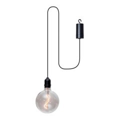 900208 Уличный потолочный светильник VIGNANELLO, LED 1X0,06W, IP44, H195, ?125, пластик, черный/пластик, черный полупрозрачный 900208 Уличный потолочный светильник VIGNANELLO, LED 1X0,06W, IP44, H195, ?125, пластик, черный/пластик, черный полупрозрачный