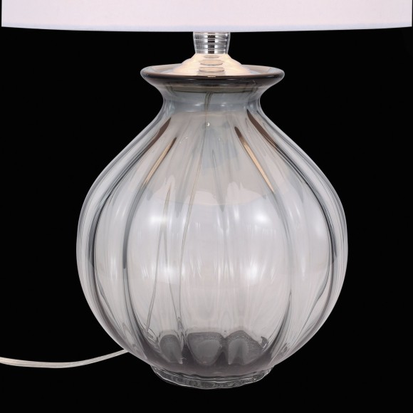 SL968.404.01 Прикроватная лампа ST-Luce Хром, Дымчатый/Белый E27 1*60W AMPOLLA