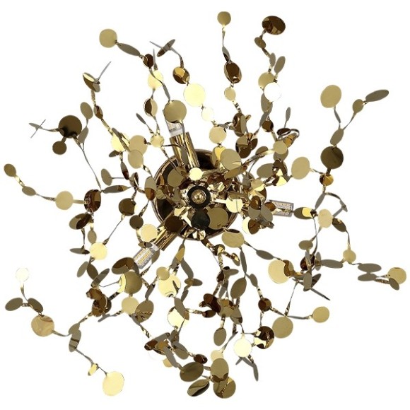 Бра Crystal Lux GARDEN AP-PL3 D400 GOLD Бра Crystal Lux GARDEN AP-PL3 D400 GOLD