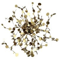 Бра Crystal Lux GARDEN AP-PL3 D400 GOLD