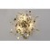 Бра Crystal Lux GARDEN AP-PL3 D400 GOLD