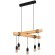 43629 Подвесной потолочный светильник (люстра) TOWNSHEND, 5Х60W, E27, L700, B390, H900, сталь/дерево