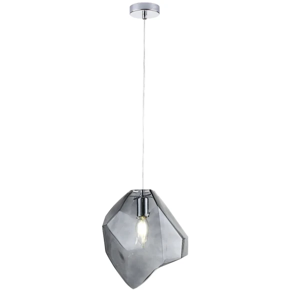 Светильник подвесной Crystal Lux NUESTRO SP1 CHROME/SMOKE Светильник подвесной Crystal Lux NUESTRO SP1 CHROME/SMOKE