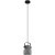 39854 Подвес HIlCOTT, 1х40W (E27), ?145, H1100, сталь, черный/сталь, оцинкованный
