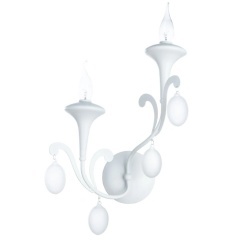 Бра E14 Arte Lamp MONTMARTRE A3239AP-2WH