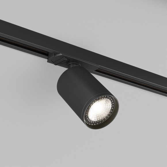 Однофазный двужильный трековый светильник Denkirs DK6201-BK SOLID Tube под сменную лампу GU5.3