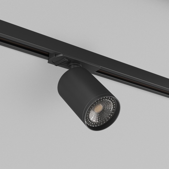 Однофазный двужильный трековый светильник Denkirs DK6201-BK SOLID Tube под сменную лампу GU5.3