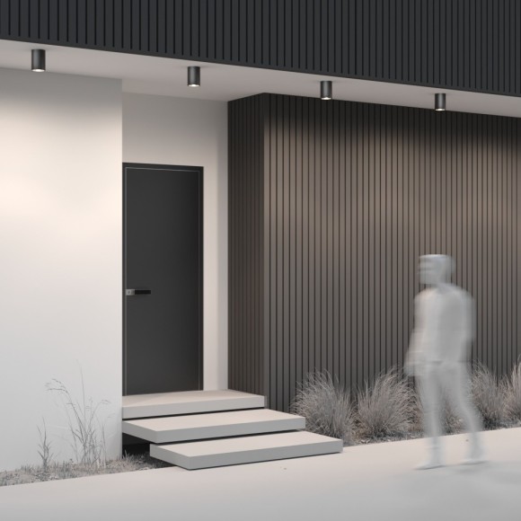 Уличный потолочный светильник Maytoni O306CL-L12GF Bar IP65 светодиодный LED 12W