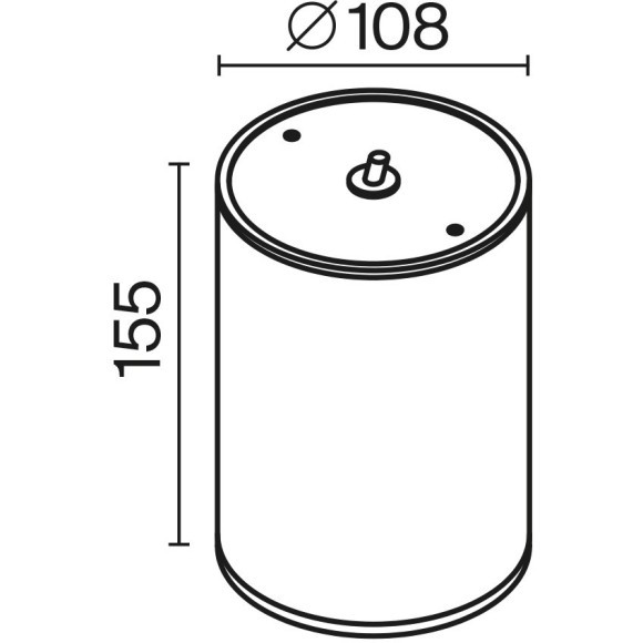 Уличный потолочный светильник Maytoni O306CL-L12GF Bar IP65 светодиодный LED 12W