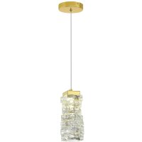 SL6010.203.08 Подвес ST-Luce Золотистый/Прозрачный LED 1*8W ESPIRA