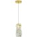 SL6010.203.08 Подвес ST-Luce Золотистый/Прозрачный LED 1*8W ESPIRA