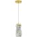 SL6010.203.08 Подвес ST-Luce Золотистый/Прозрачный LED 1*8W ESPIRA