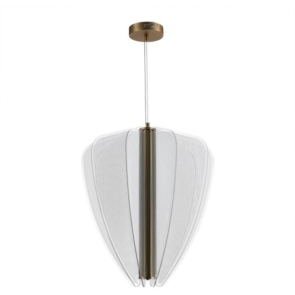 SL6509.213.01 Светильник подвесной ST-Luce Золотистый/Прозрачный LED 1*75W 4000K FESALE