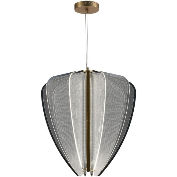 SL6509.213.01 Светильник подвесной ST-Luce Золотистый/Прозрачный LED 1*75W 4000K FESALE
