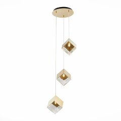 SL1182.203.03 Светильник подвесной ST-Luce Золотистый/Прозрачный, Золотистый G9 3*5W RIELLO SL1182.203.03 Светильник подвесной ST-Luce Золотистый/Прозрачный, Золотистый G9 3*5W RIELLO