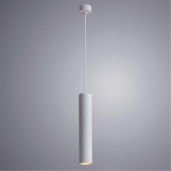 Подвесной светильник цилиндр Arte Lamp A1530SP-1WH TORRE под лампу 1xGU10 35W