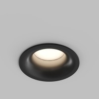 DK3124-BK Встраиваемый влагозащищенный черный светильник Denkirs KIBEK, IP65, под лампу GU5.3 или LED модуль макс. 15 Вт