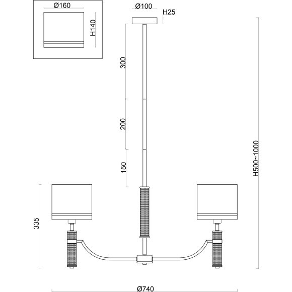 Люстра потолочная Freya FR5108PL-05N Albero под лампы 5xE14 40W