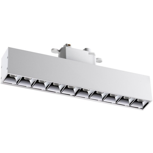 Трехжильный однофазный трековый светодиодный светильник Novotech ITER 358858 1360лм 16Вт