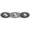 Встраиваемый светильник Lightstar i939070907 Intero 111 под лампы 3xGU10 150W