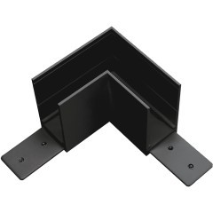 Соединитель PRO L-образный горизонтальный Teta Lightstar 505127-ALU