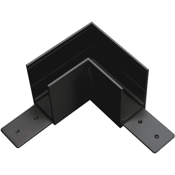 Соединитель PRO L-образный горизонтальный Teta Lightstar 505127-ALU