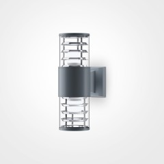 Уличный настенный светильник Maytoni O576WL-02GR Bronx IP54 под лампы 2xE27 60W Уличный настенный светильник Maytoni O576WL-02GR Bronx IP54 под лампы 2xE27 60W