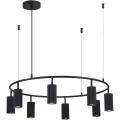 SL1213.403.08 Светильник подвесной ST-Luce Черный/Черный GU10 8*5W 4000K KENDO SL1213.403.08 Светильник подвесной ST-Luce Черный/Черный GU10 8*5W 4000K KENDO