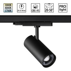 359584 Светильник трехфазный трековый Novotech PORTс переключ. цв. темпер. и мощности IP20 LED Ra95 Lm3388 30-35-40W 220-240V 3000К\4000К\5700К NAIL 359584 Светильник трехфазный трековый Novotech PORTс переключ. цв. темпер. и мощности IP20 LED Ra95 Lm3388 30-35-40W 220-240V 3000К\4000К\5700К NAIL