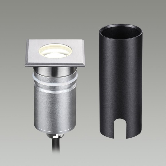 Встраиваемый грунтовый светильник IP67 LED 3W 4000K 12V/24V Odeon Light INGRO 6661/1GB
