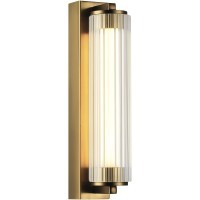 SL6224.301.01 Светильник настенный ST-Luce Латунь/Прозрачный LED 1*8W 4000K BAMBOO