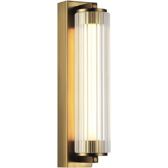 SL6224.301.01 Светильник настенный ST-Luce Латунь/Прозрачный LED 1*8W 4000K BAMBOO SL6224.301.01 Светильник настенный ST-Luce Латунь/Прозрачный LED 1*8W 4000K BAMBOO